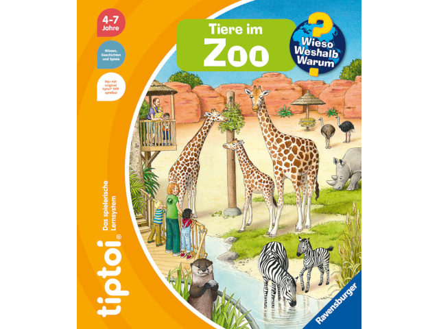 tiptoi® Wieso? Weshalb? Warum? - Tiere im Zoo