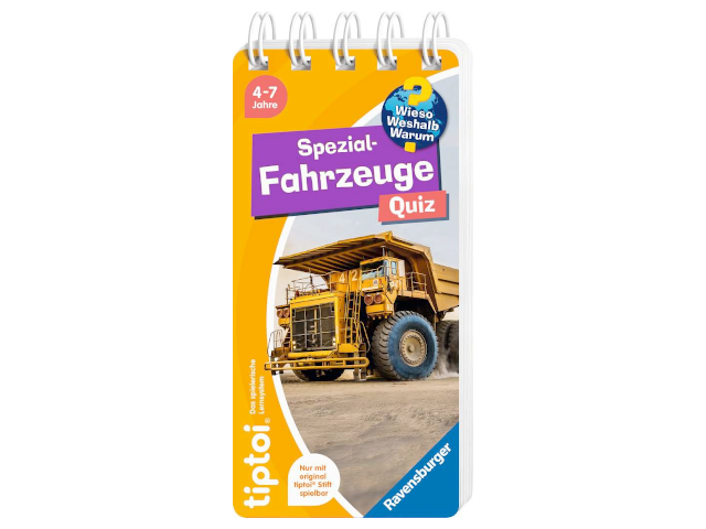 tiptoi Wieso? Weshalb? Warum? Quiz Spezialfahrzeuge