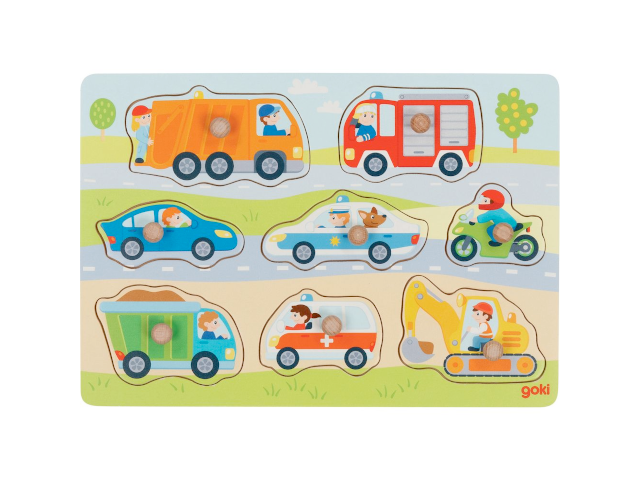 Steckpuzzle Fahrzeuge