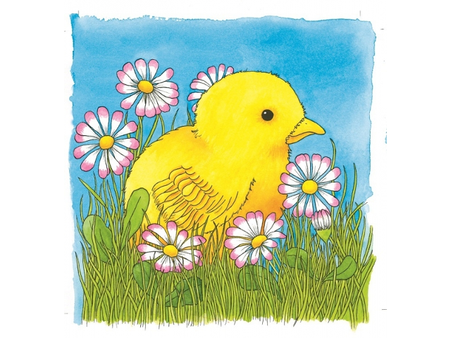 Schichtenpuzzle Das Huhn