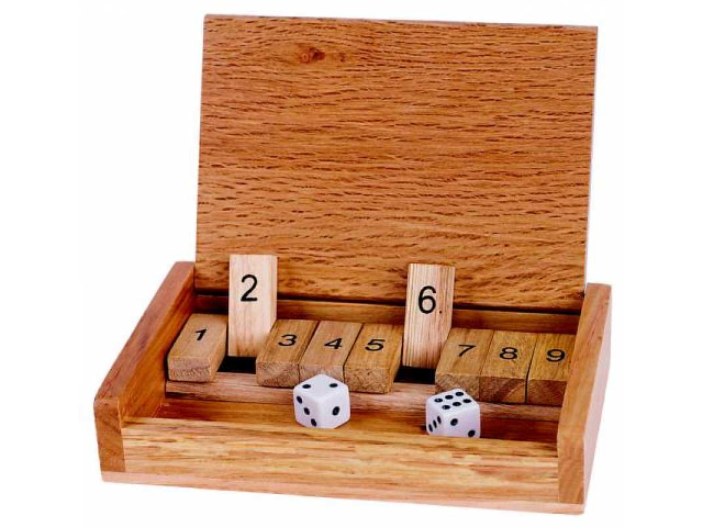Shut the Box Reisespiel