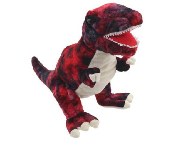 Handpuppe Baby T-Rex rot