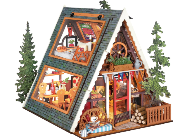 Modellbausatz `A-Frame Cabin`