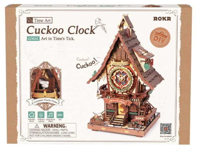 Holzbausatz `Kuckucksuhr`