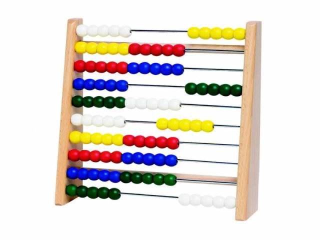 Rechenrahmen mit Perlen / Abacus