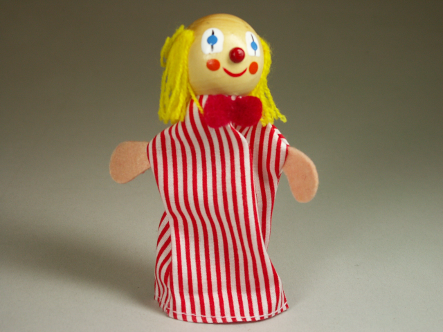 Fingerpuppe Clown