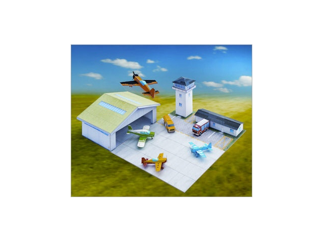 Flugplatz – Schreiber-Bogen mittel