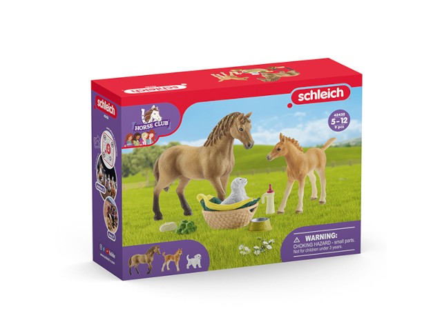 Set Tierbaby-Pflege & Pferde Quarter Horse