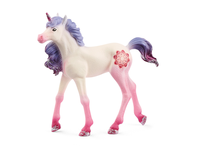 Mandala Einhorn Fohlen