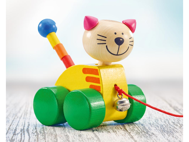 Nachzieh-Katze Tinka 12cm