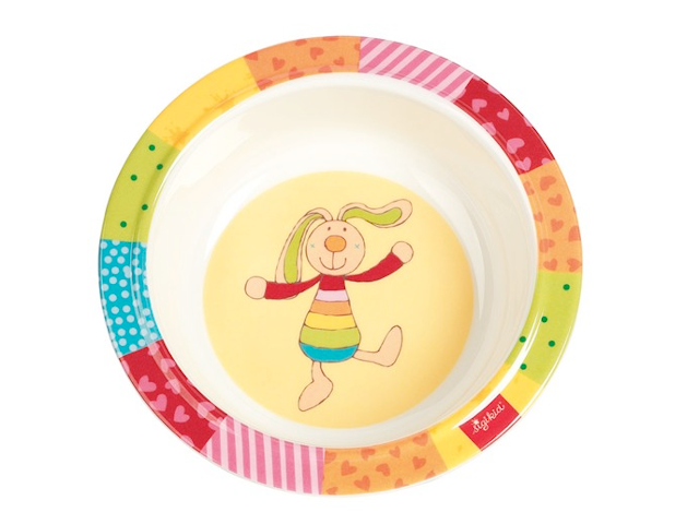 Melamin-Schüssel Rainbow Rabbit