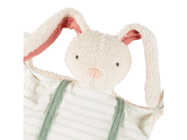 Schnuffeltuch Hase grün