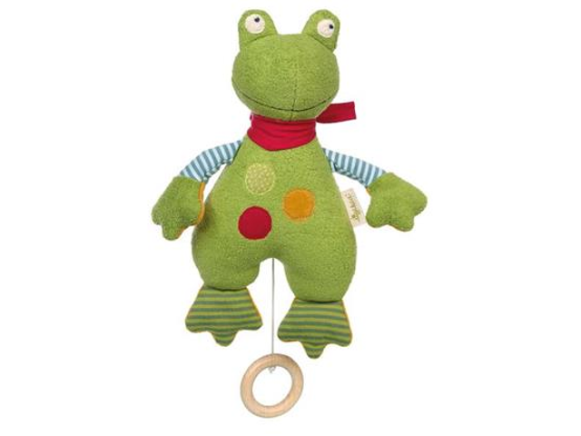 Spieluhr Frosch Green