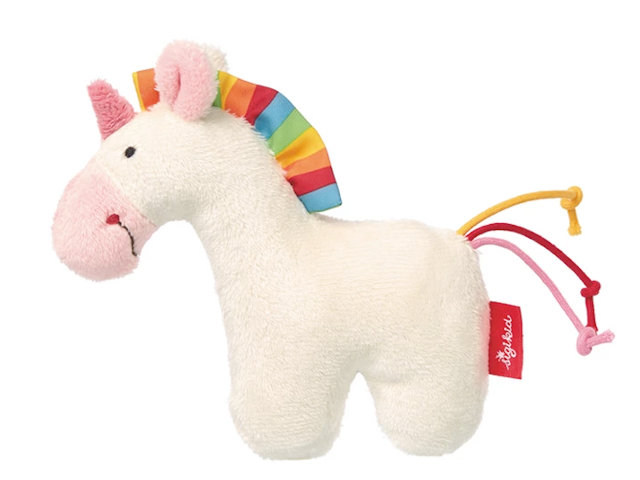 Greifling Einhorn Kunterbunt.