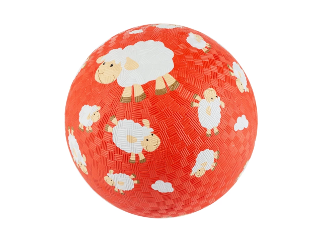 Schaf rot Kautschukball