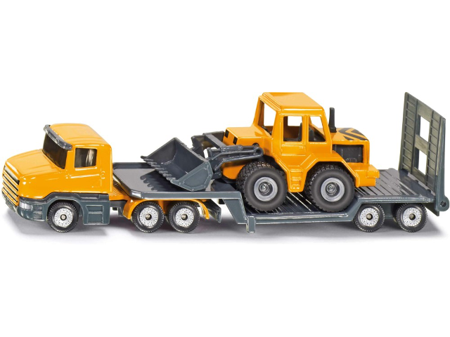 Tieflader m. Frontlader