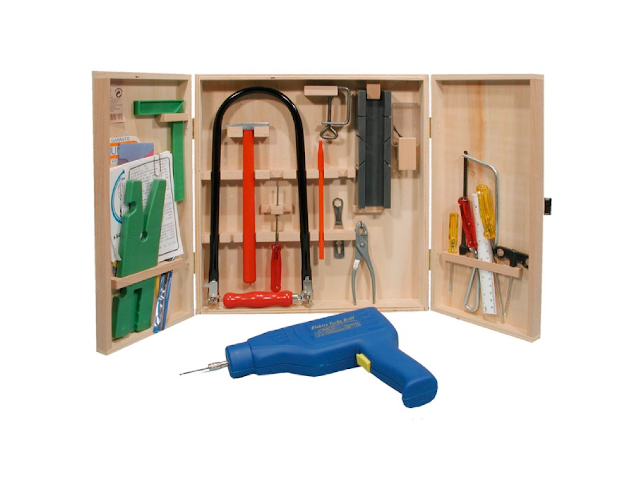 Laubsägeschrank 21tlg.