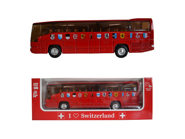 Reisebus Switzerland 18cm