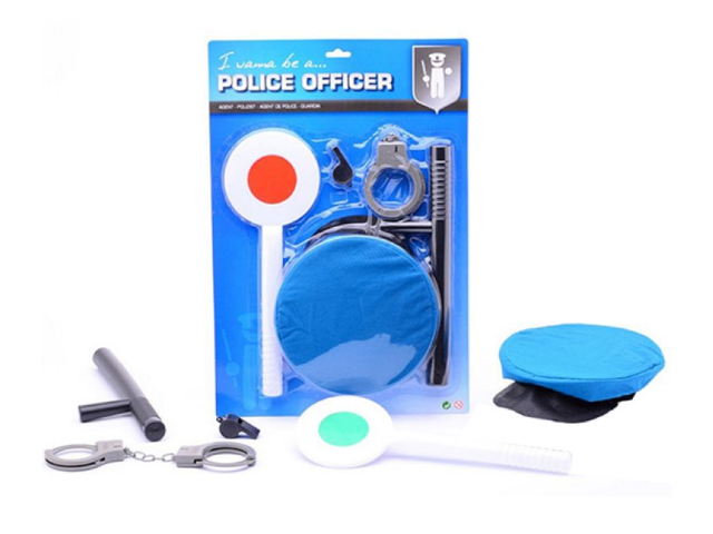 Polizei Zubehör Set, 5-teilig