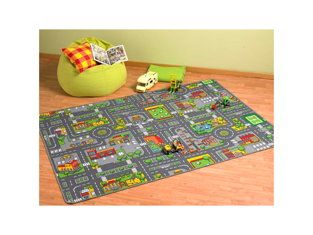 Spielteppich City 100x190cm