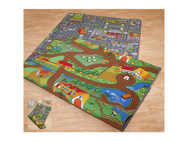 Spielteppich City/Farm Duoplay