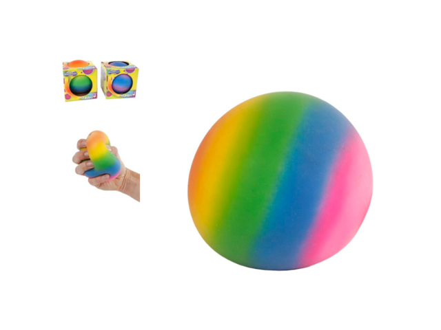 Squeezeball Regenbogen ass.