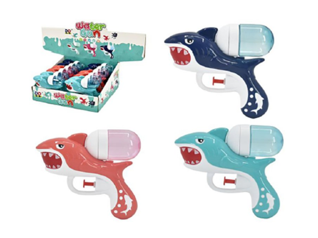 Wasserpistole Hai 13cm, assortiert, 1 Stück
