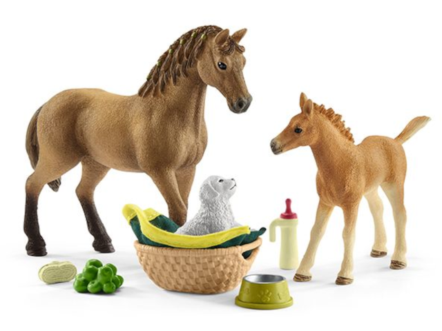 Set Tierbaby-Pflege & Pferde