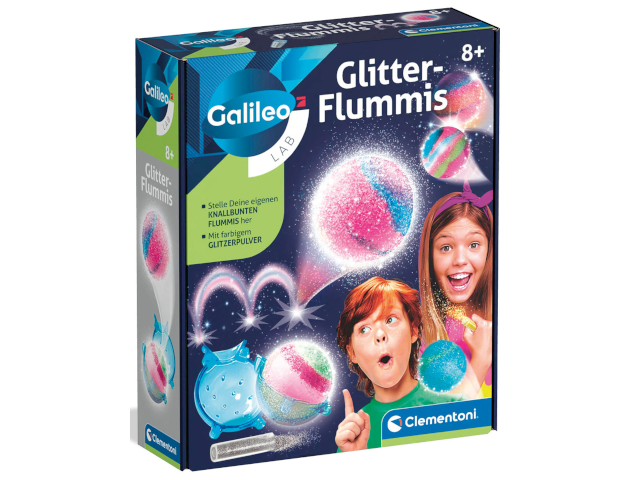Glitter-Flummis D