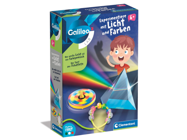 Experimentiere mit Licht und Farben
