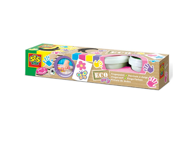 SES Eco Fingerfarben 4 Farben Girls