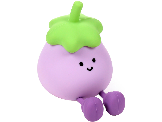 Foodiemals LED-Nachtlicht Aubergine