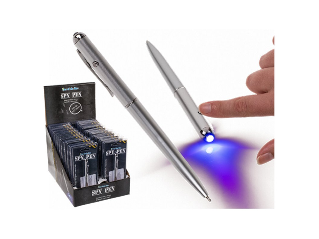 Geheimstift mit unsichtbarer Tinte und UV-Licht