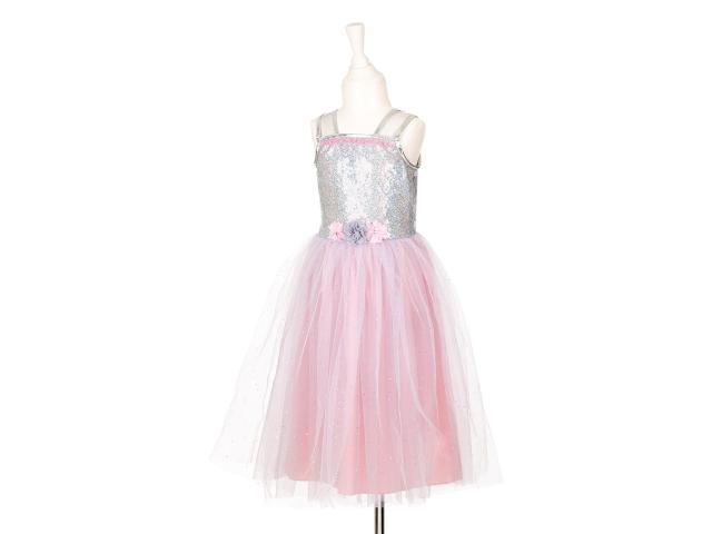 Kleid Féline grau, 3-4J, 98-104cm
