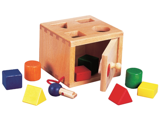 Spielba Sortierbox mit Schlüssel