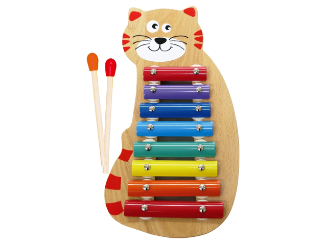 Metallophon Katze