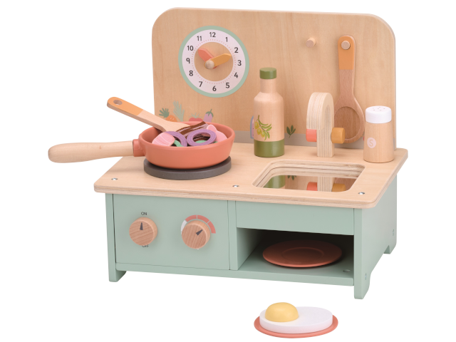 Spielba Küche klein mit Zubehör