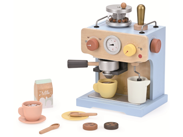 Spielba Kaffeemaschine mit viel Zubehör