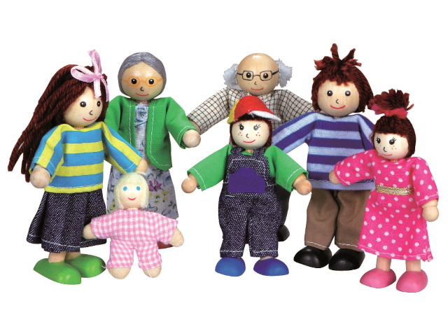 Biegepüppchen Grossfamilie