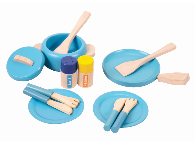 Geschirr Set mit Pfeffer und Salz