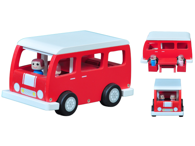 Spielba Hippie Bus mit Figuren