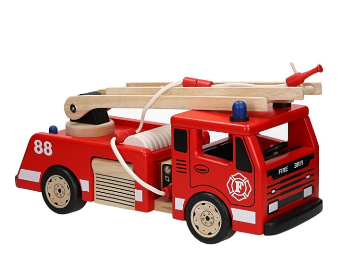 Feuerwehrauto mit Zubehör