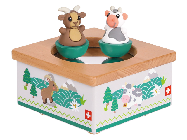 Spielba Musikdose Steinbock & Kuh