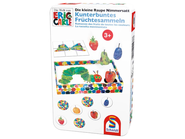 Raupe Nimmersatt, Kunterbuntes Früchtesammeln