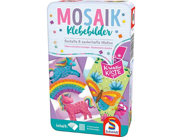 Mosaik Klebebilder (Metalldose) (mult)