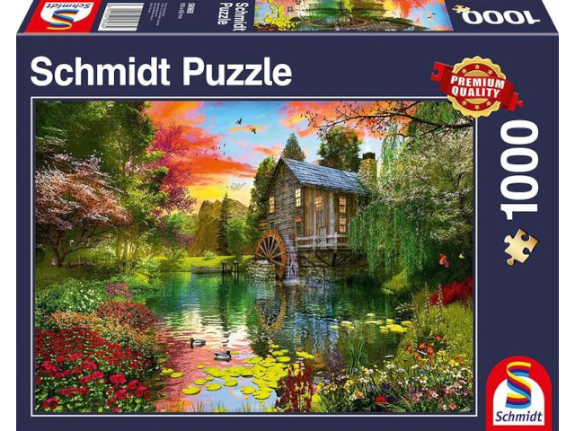 Puzzle 1000 Teile Die Wassermühle