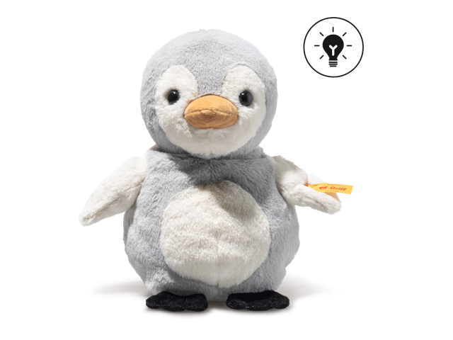 Light at Night Lio Pinguin hellgrau 22cm