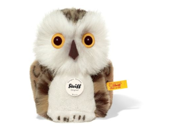 Wittie Eule grau gescheckt 12 cm
