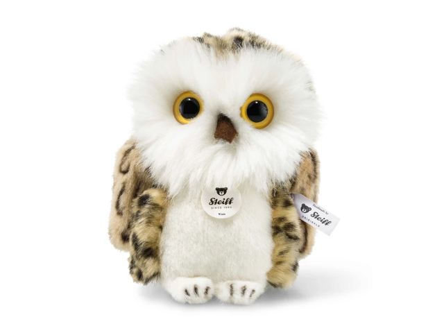 Wittie Eule grau gescheckt 12 cm