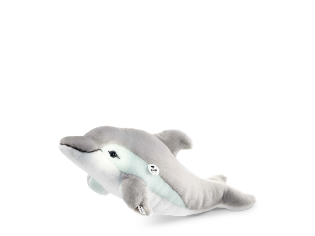 Cappy Delphin grau/weiss, 35 cm